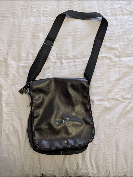 Diesel Other - Diesel Black Men's Crossbody Messenger Bag